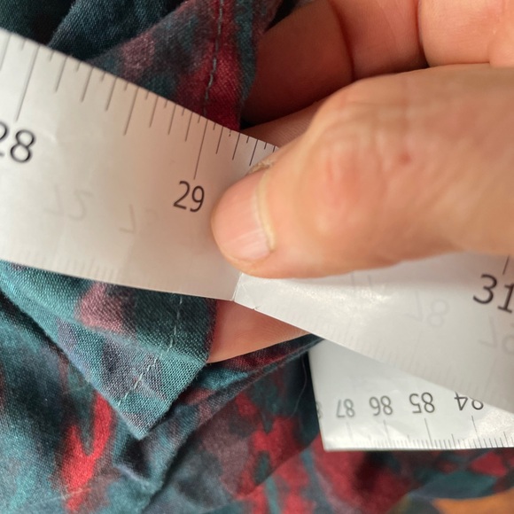 21-26” PTP 1X Terra & Sky lovely smocked cotton mix boho top peasant top… - Picture 10 of 10